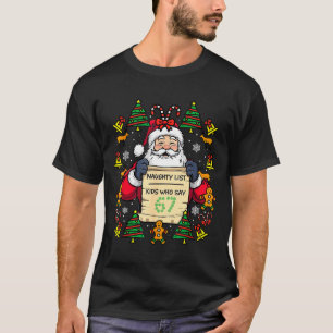 Cute Preppy Christmas,reindeer Brushstrokes Funny T-Shirt