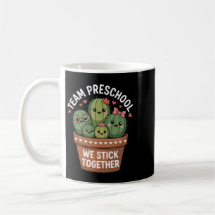 Cute Preschool Back To School Cactus Teacher Coffee Mug
