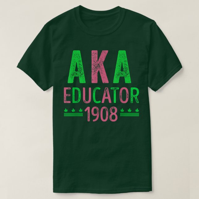 Cute Pretty Educators & Teacher Funny Aka Educator T-Shirt (Design Front)