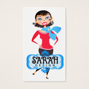 Cute pretty girl yarn scarf knitting crochet