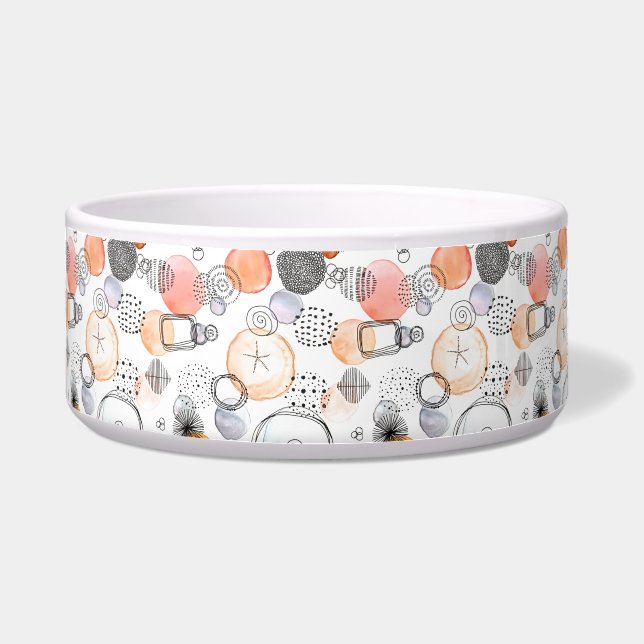 Cute Pretty Pattern Pink and Blue Abstract (Front)