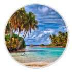 Cute Pretty Summer Hawaiian Beach Watercolor