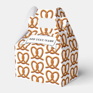 Cute Pretzel Drawing Prints Favour Box