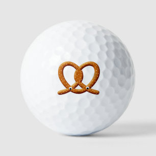 Cute Pretzel Drawing Prints Golf Balls