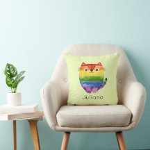 Cute Pride Kitty Watercolor 
