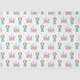 Cute Princess Birthday  Tissue Paper