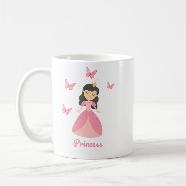 Cute Princess Coffee Mug (Left)