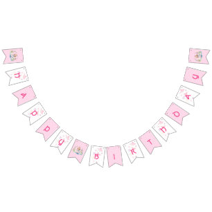 Cute Princess in Whimsical Wonderland  Bunting