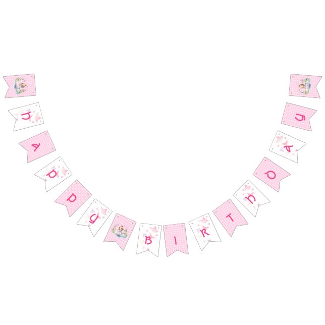 Cute Princess in Whimsical Wonderland  Bunting (All)