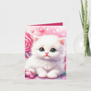 Cute Princess kitten add message any purpose Card