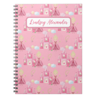 Cute Princess Personalised Notebook
