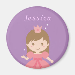 Cute Princess, Pink for Little Girls Magnet