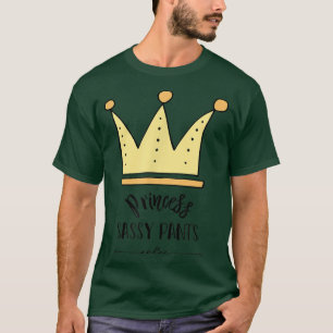 Cute Princess Sassy Pants Crown Kids TAdult T-Shirt