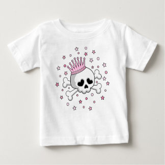 Cute Princess Skull Baby T-Shirt