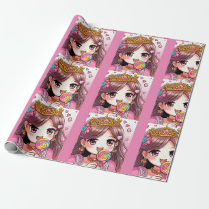Cute Princess  Wrapping Paper
