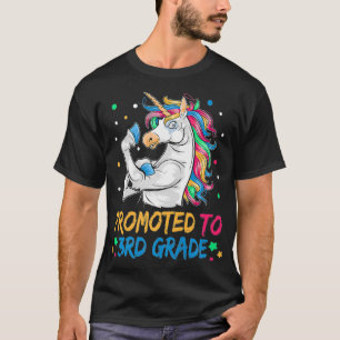 Cute Promoted To 3rd Grade Graduation Class Of 202 T-Shirt