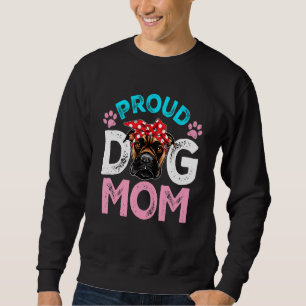 Cute Proud Boxer Dog Mum Mother's Day Sweatshirt