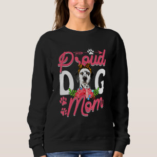 Cute Proud Dalmatian Dog Mum Funny Mother's Day Sweatshirt