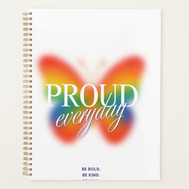 cute proud everyday  planner (Front)