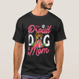 Cute Proud Pitbull Dog Mum Funny Mother's Day T-Shirt