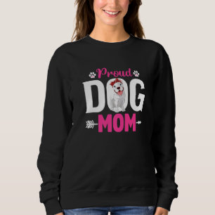 Cute Proud Pitbull Dog Mum  Mother's Day Sweatshirt