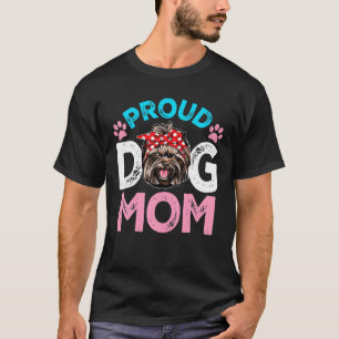 Cute Proud Yorkshire Terrier Dog Mum Funny Mother' T-Shirt