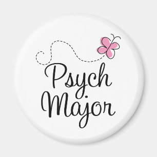 Cute Psych Major Gift Magnet