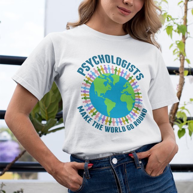 Cute Psychologist World Quote on Psychology T-Shirt (Creator Uploaded)