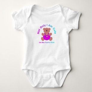 "Cute Puerto Rican" Baby Bodysuit