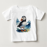 Cute puffin bird