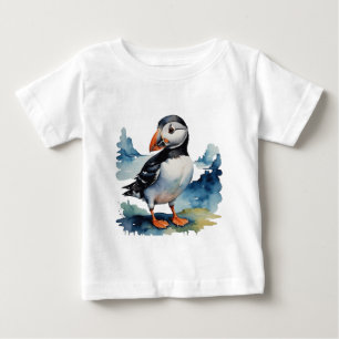Cute puffin bird  baby T-Shirt