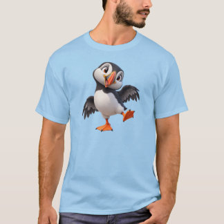 Cute Puffin – Funny Nordic Bird T-Shirt