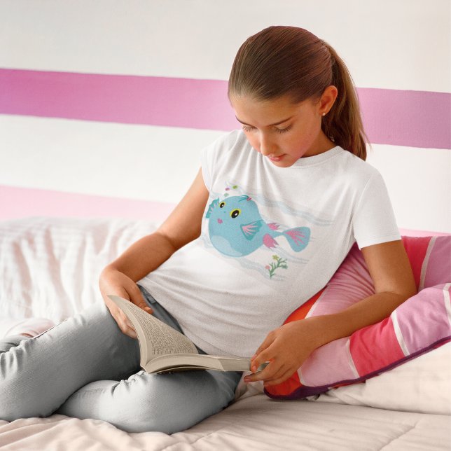 Cute Puffy Fish T-Shirt (Creator Uploaded)