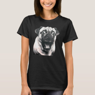Cute Pug Animal Puma Rainbow Panther Hippie Peace T-Shirt