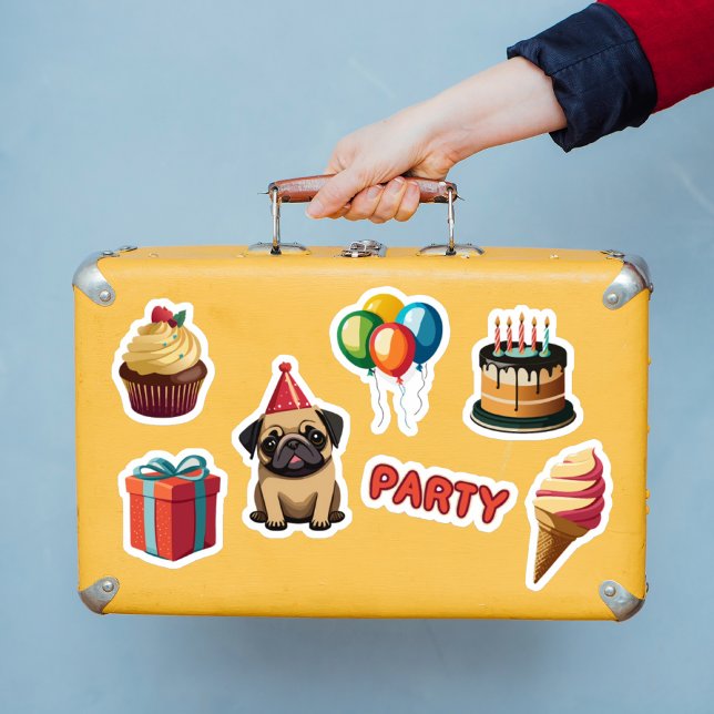 Cute Pug Birthday Party (Creator Uploaded)