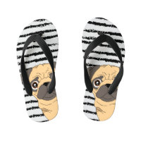 Cute Pug black white