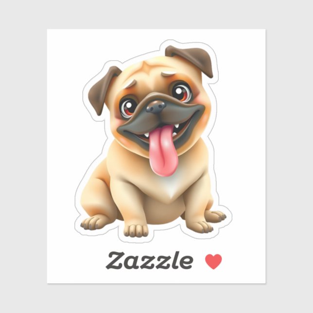 Cute Pug Dog (Sheet)