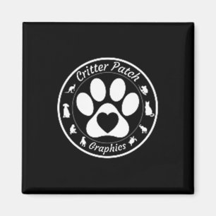 Cute Pug Dog And Snowman Friends Share Coffee On W Magnet