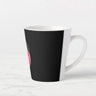 Cute Pug Dog Hearts Pug Valentine's Gift Latte Mug