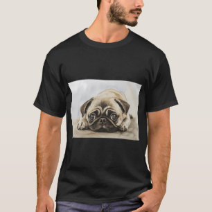 Cute Pug Dog Puppy T-Shirt
