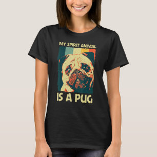 Cute Pug For Men Women Pet Dog Puppy Breed Pug  4 T-Shirt