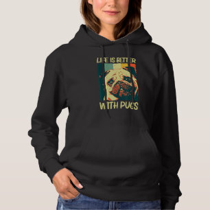 Cute Pug For Men Women Pet Dog Puppy Breed Pug Hoodie
