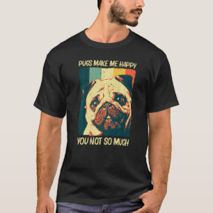 Cute Pug For Men Women Pet Dog Puppy Breed Pug T-Shirt