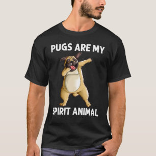 Cute Pug For Men Women Pug Dog Dabbing Pet Dab Ani T-Shirt