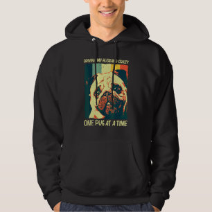 Cute Pug For Women Mum Pet Dog Puppy Breed Pug Hoodie