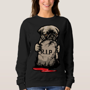 Cute Pug Grave Stone Classic T-Shirt 950 Sweatshirt