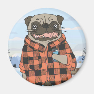 Cute Pug Magnet