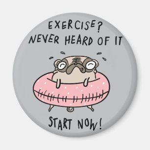 Cute Pug Magnet