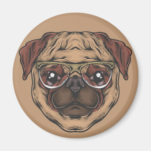 Cute Pug Magnet