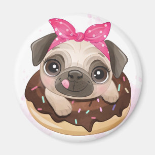 Cute Pug Magnet